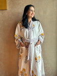 Waffle Bathrobe - Yellow