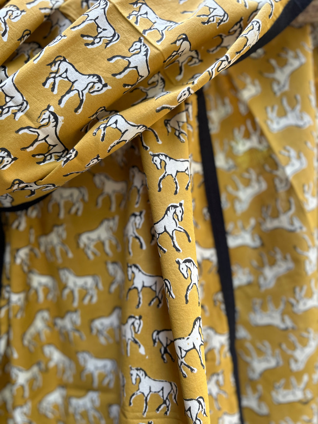 Cotton Stole - Yellow