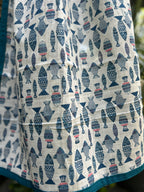 Cotton Stole - Blue
