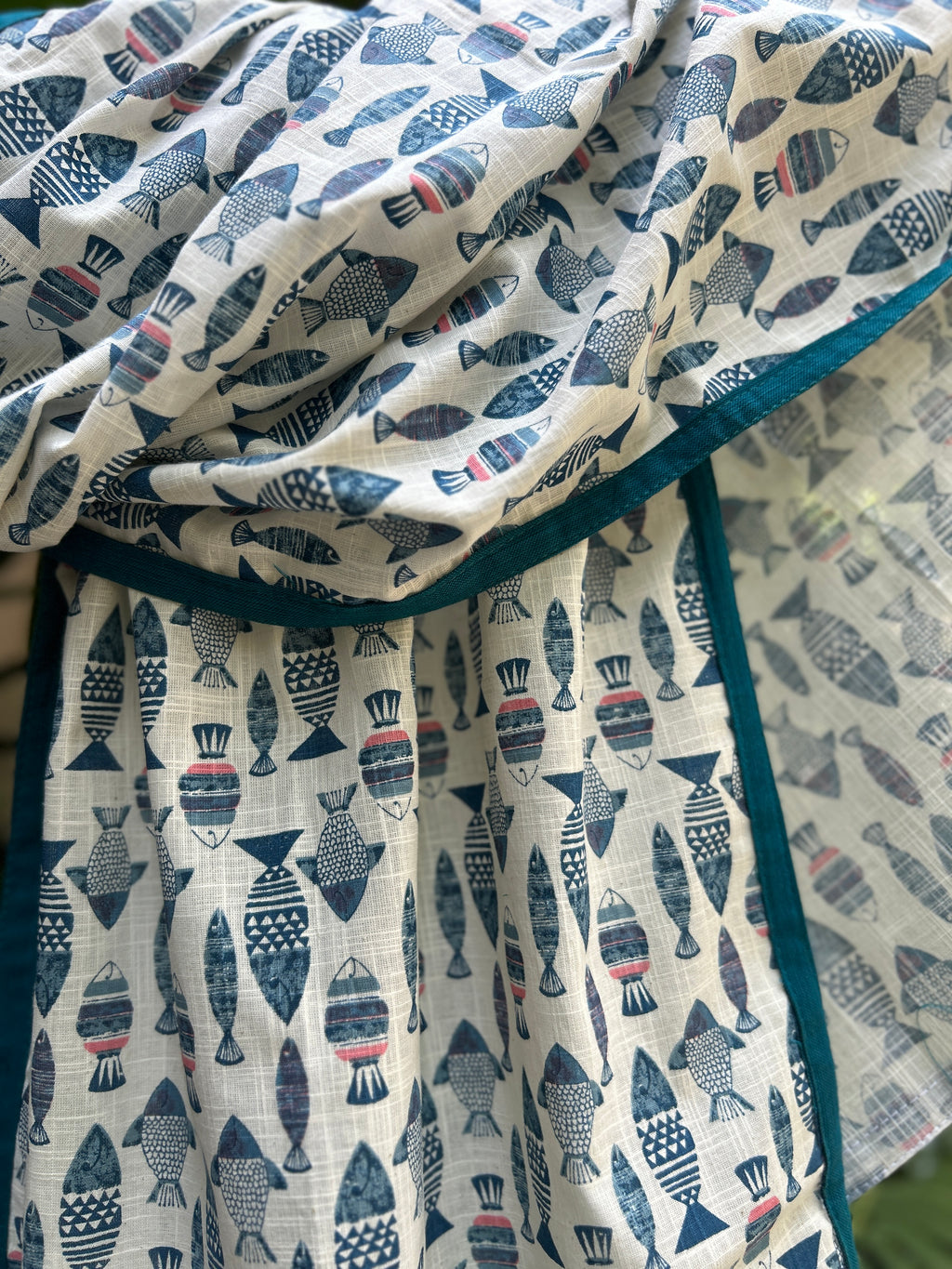 Cotton Stole - Blue