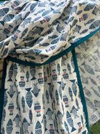 Cotton Stole - Blue