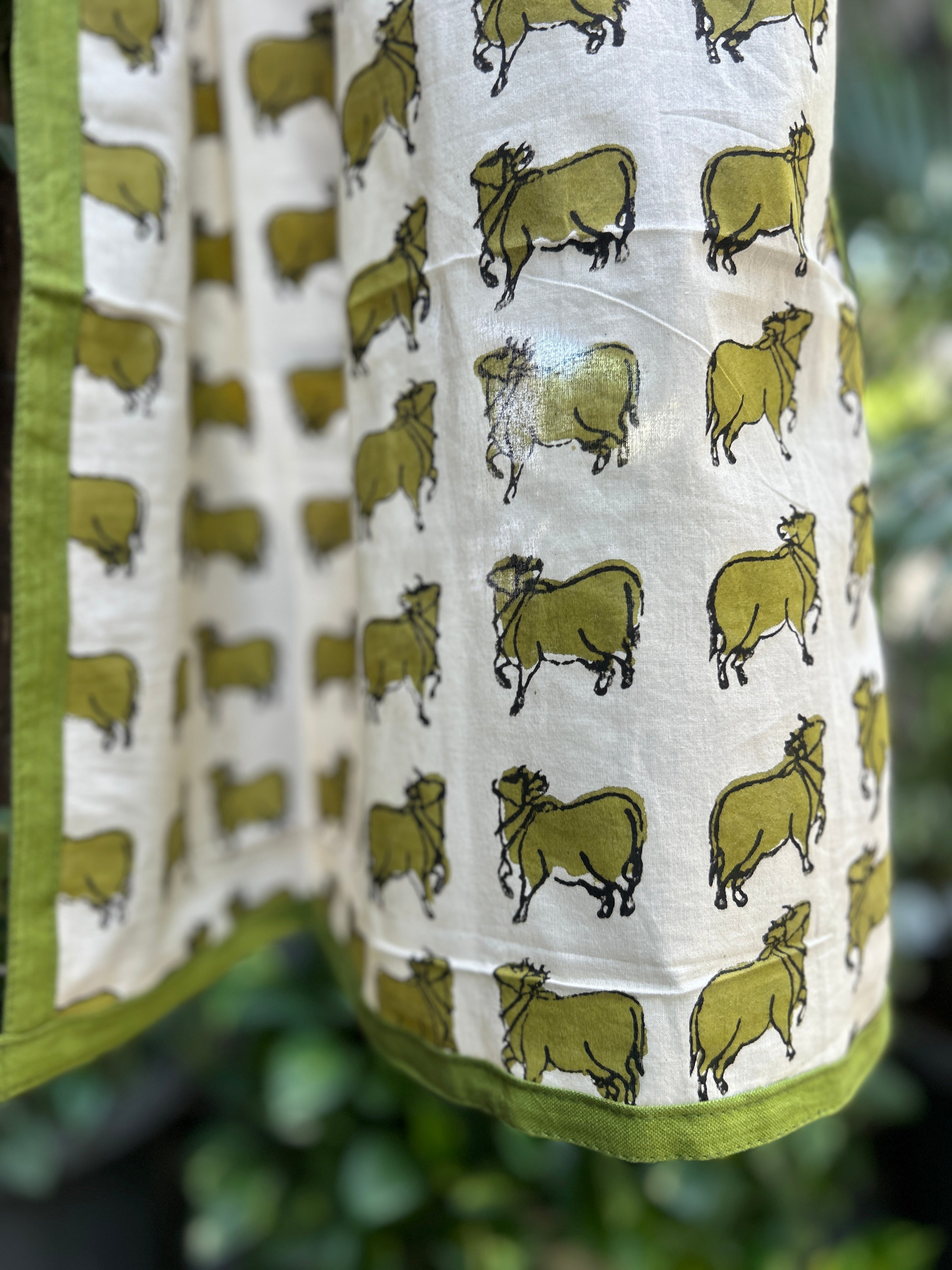 Cotton Stole - Green