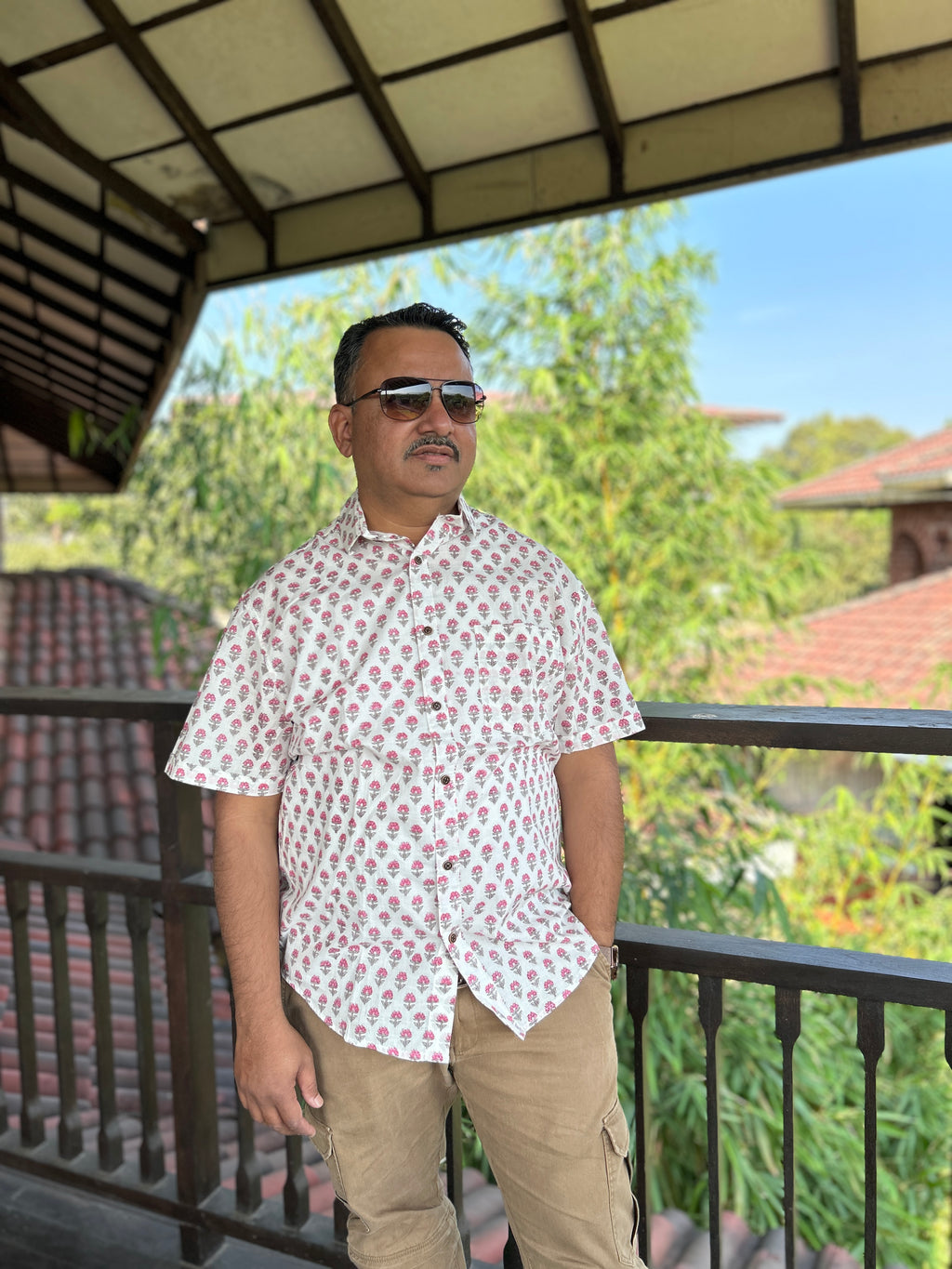 Men's Casual Shirt - Pink