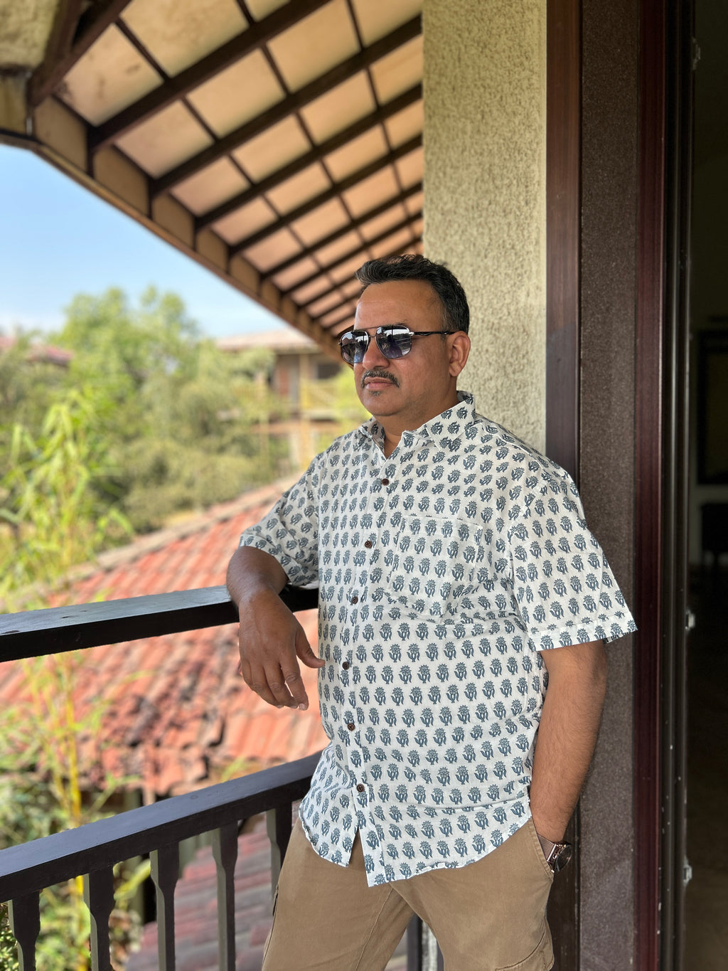 Men's Casual Shirts - Blue