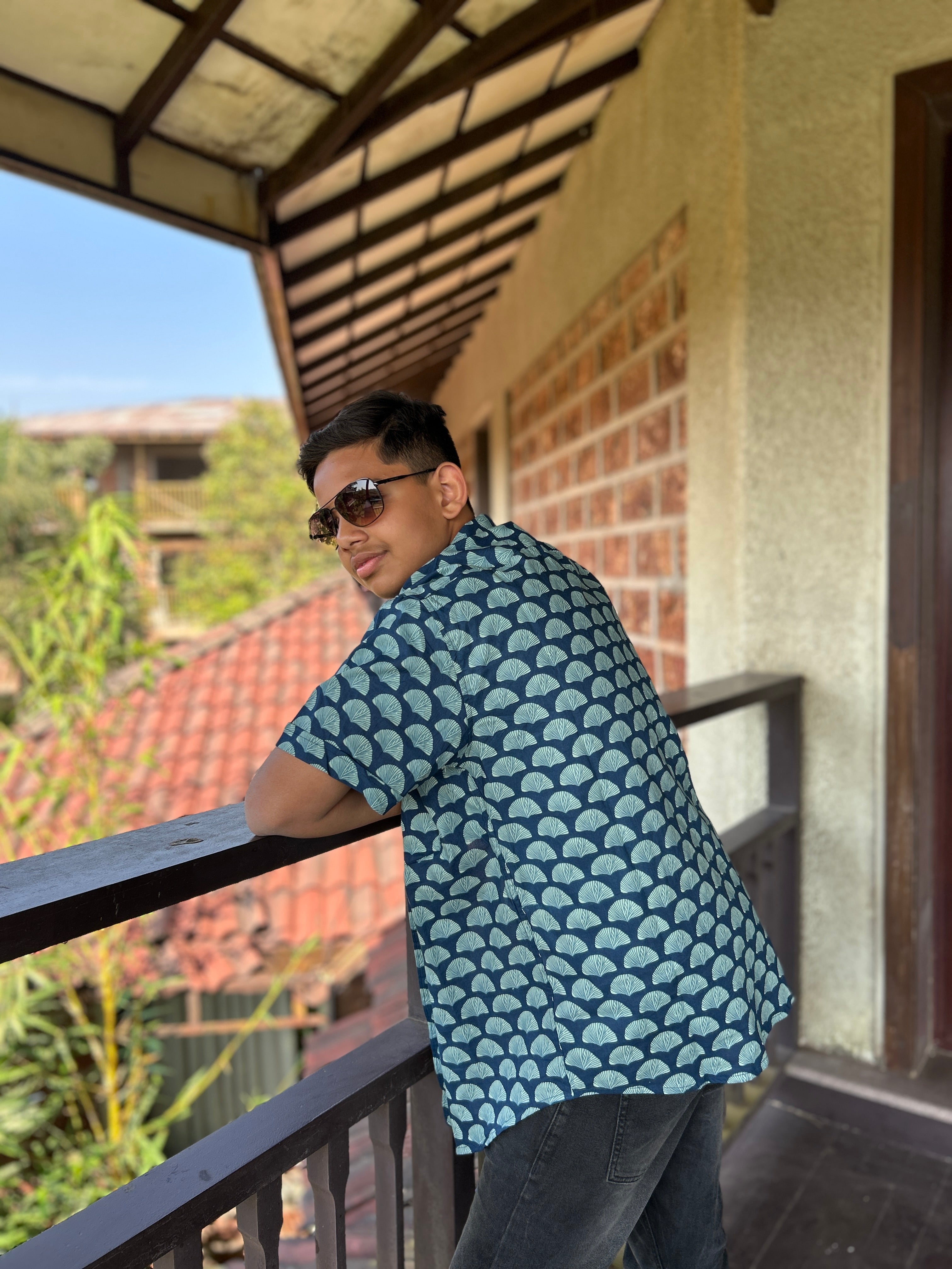 Men's Casual Shirt - Blue