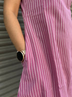 Panel Dress - Onion Pink