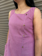 Panel Dress - Onion Pink