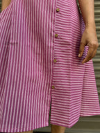 Panel Dress - Onion Pink