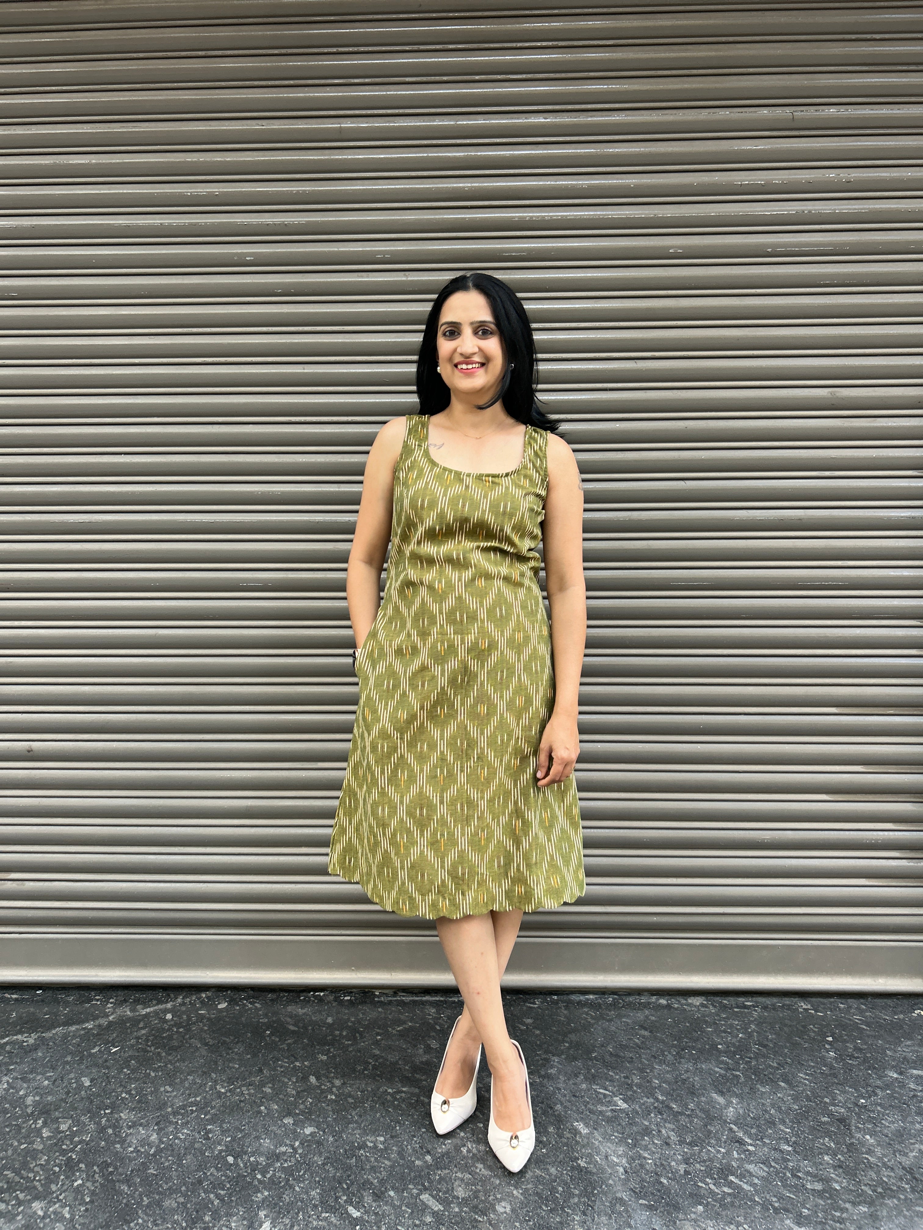 3-in-1 Cotton Dress Set - Mustard Yellow