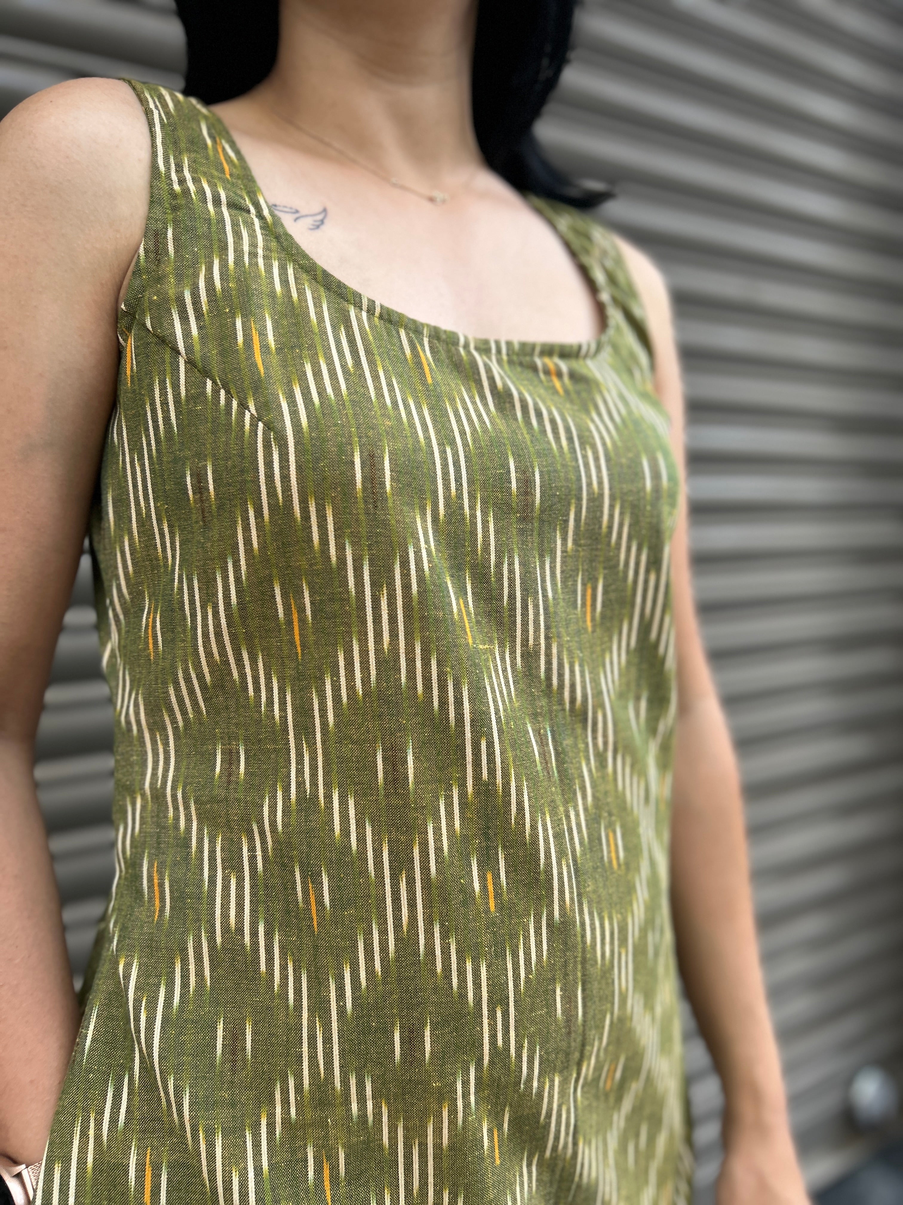 3-in-1 Cotton Dress Set - Mustard Yellow