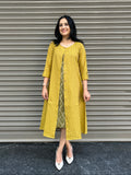 3-in-1 Cotton Dress Set - Mustard Yellow