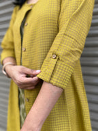 3-in-1 Cotton Dress Set - Mustard Yellow