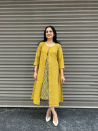3-in-1 Cotton Dress Set - Mustard Yellow