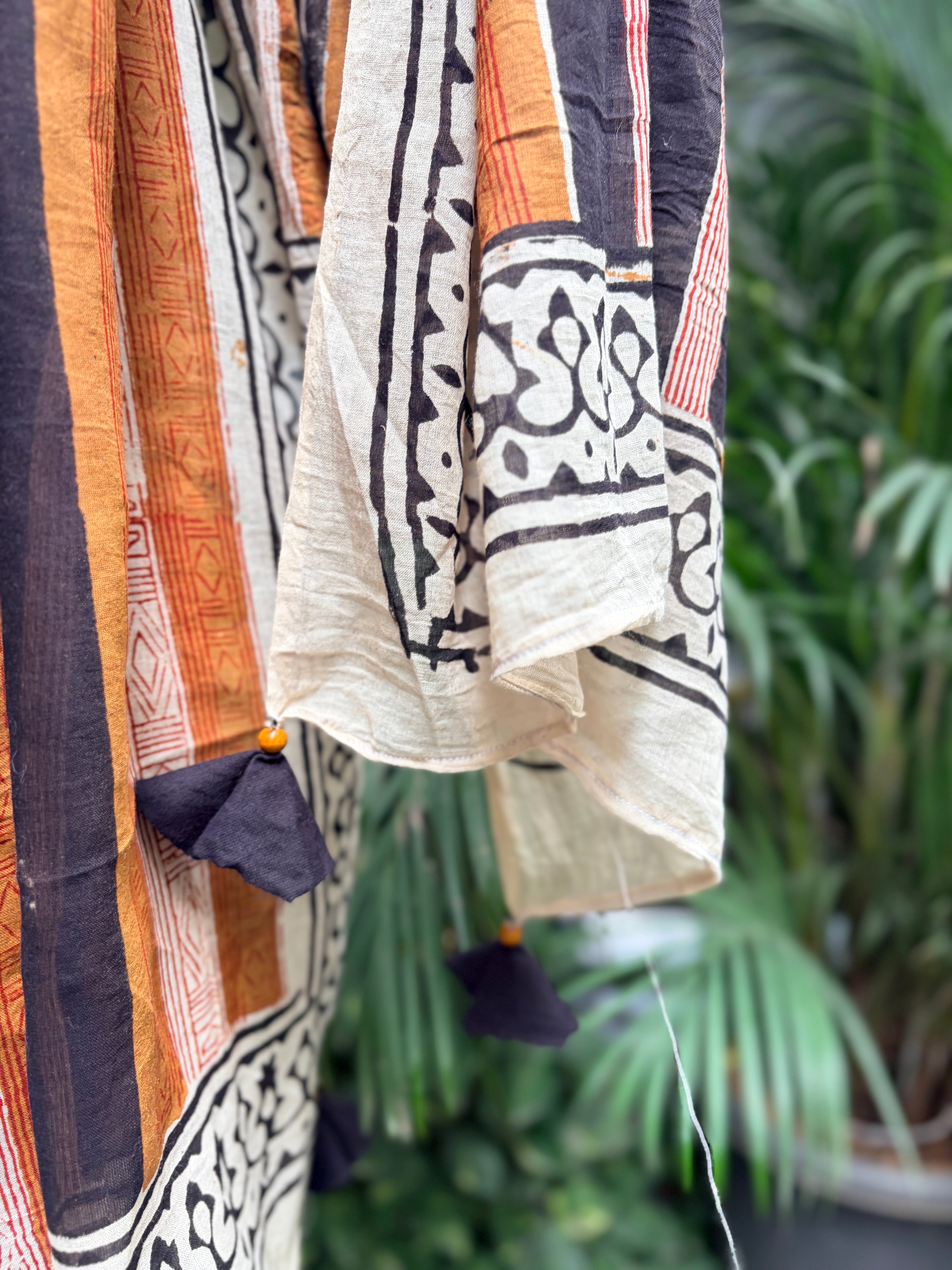 Block Printed Cotton Stole