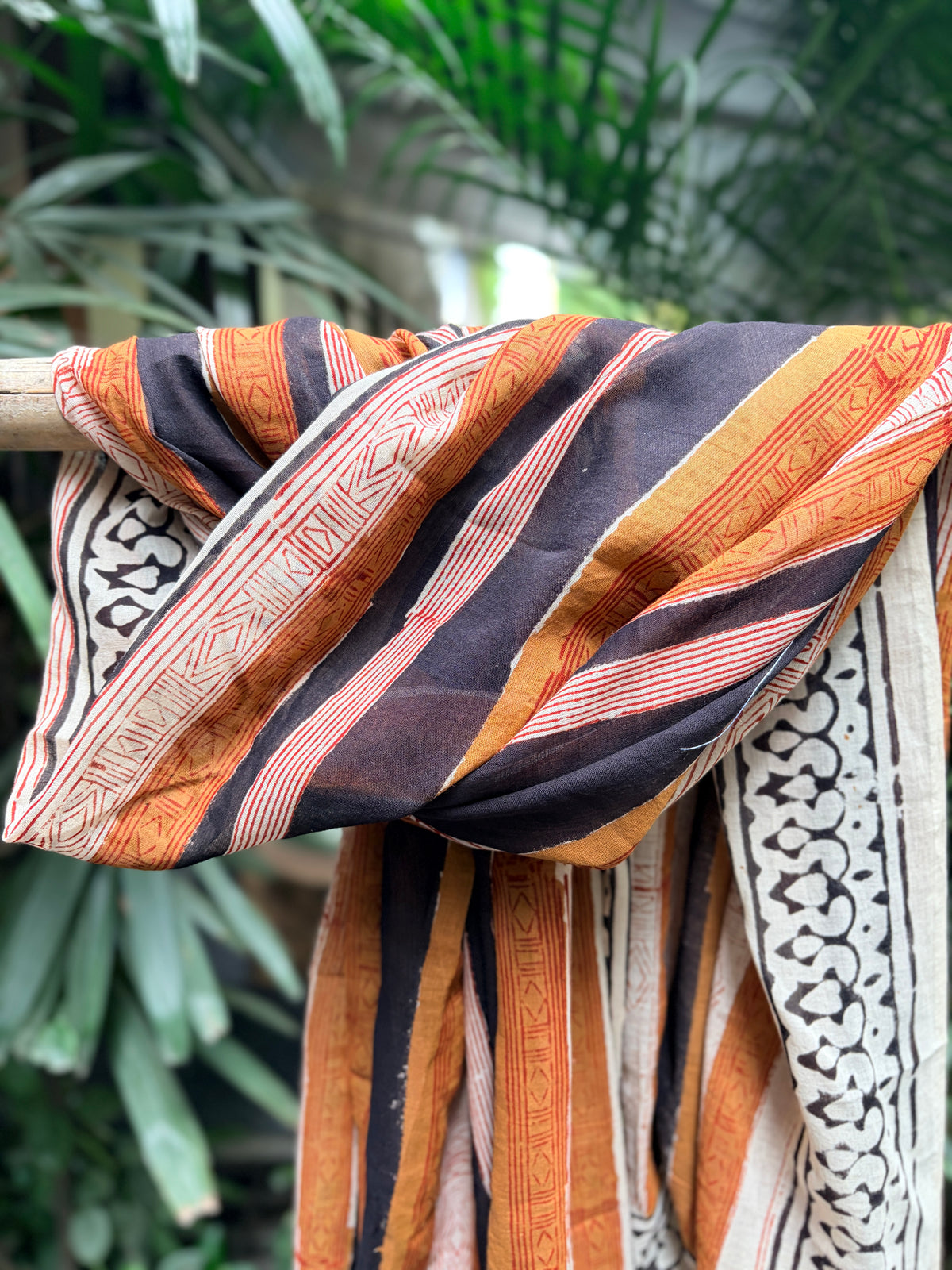 Block Printed Cotton Stole