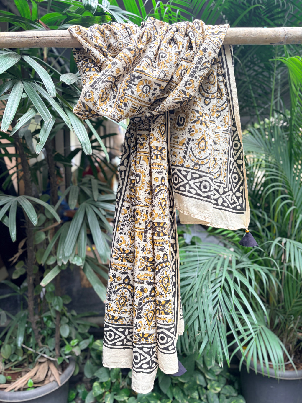 Block Printed Cotton Stole