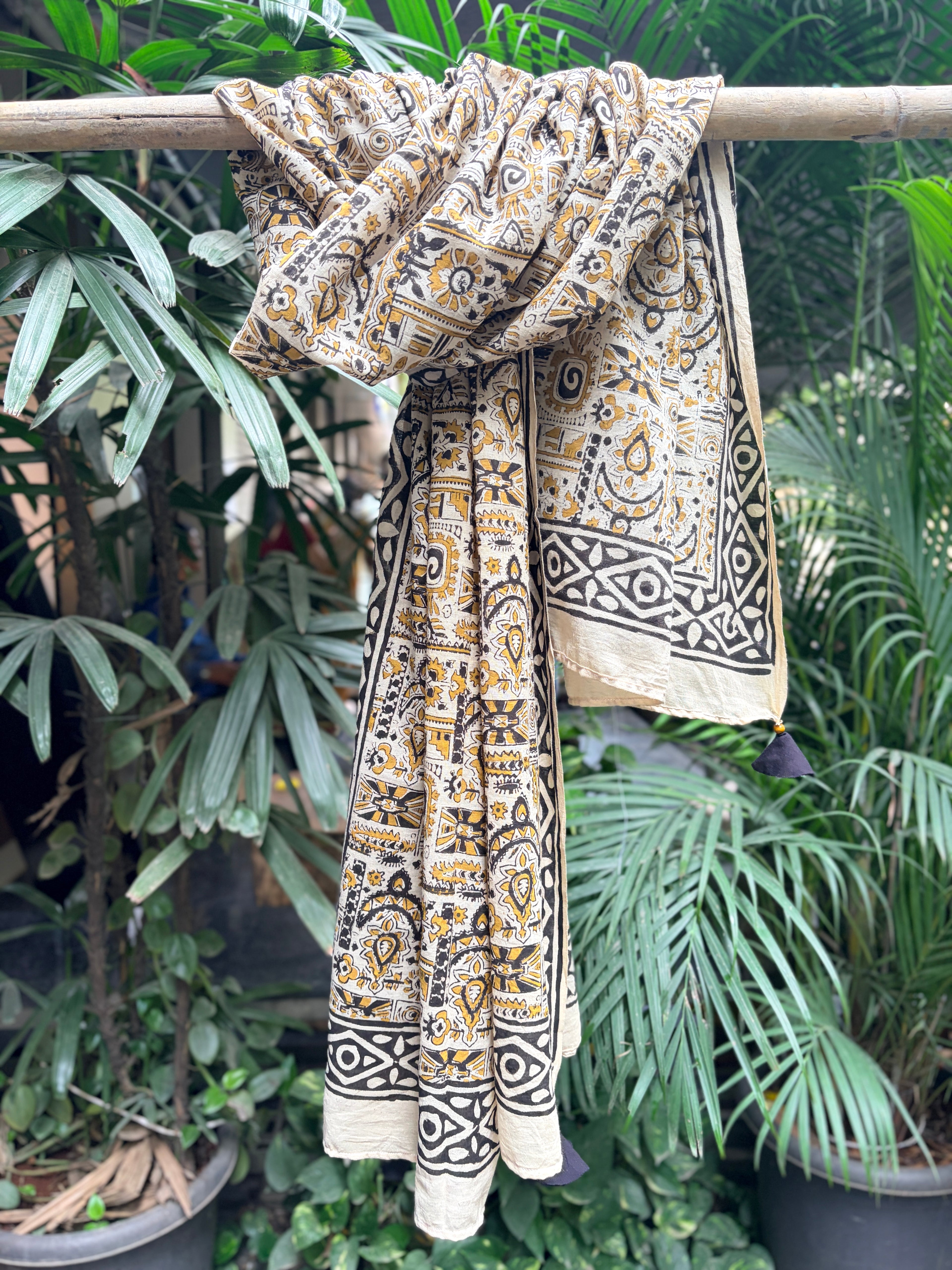 Block Printed Cotton Stole