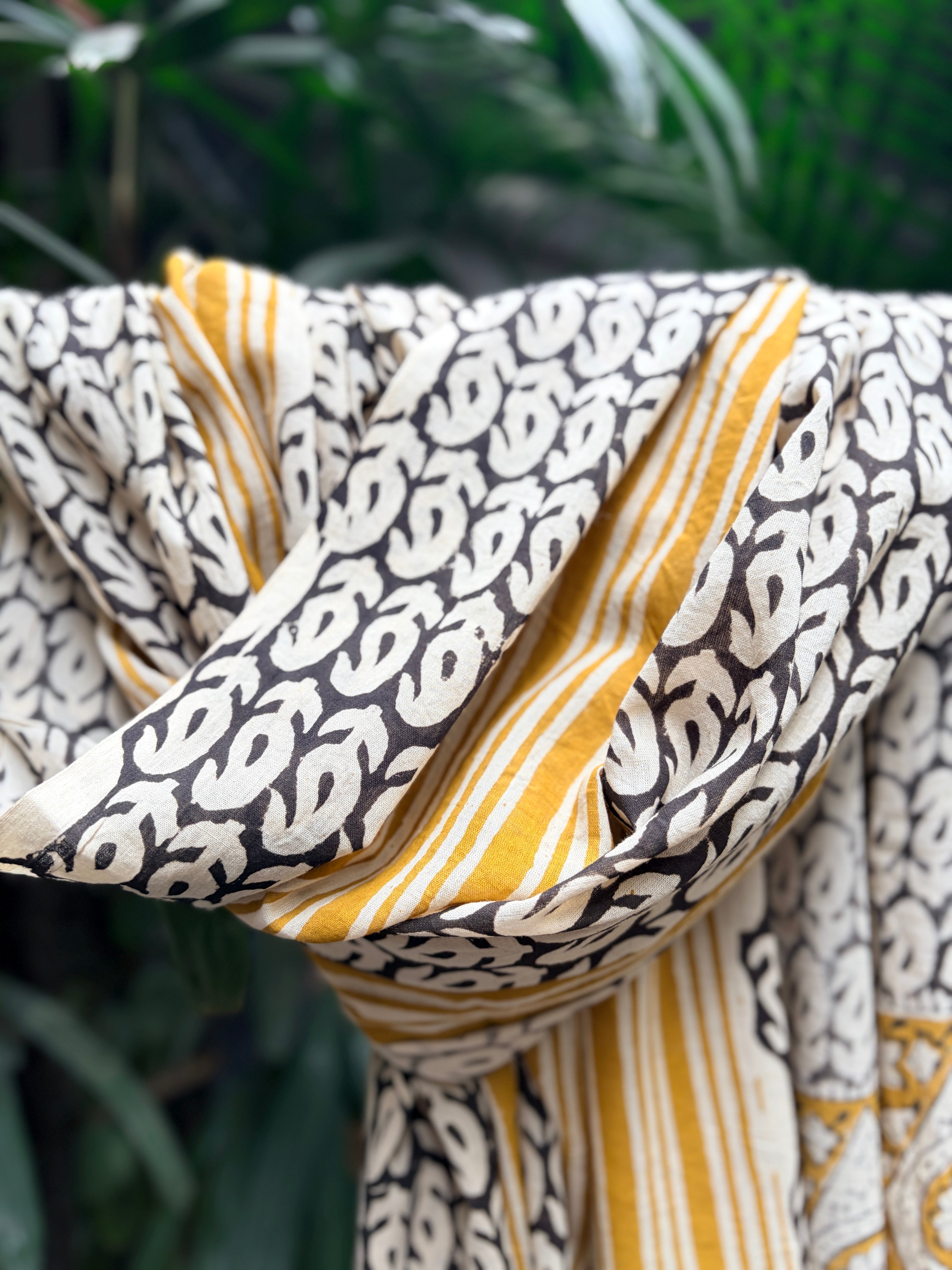 Block Printed Cotton Stole