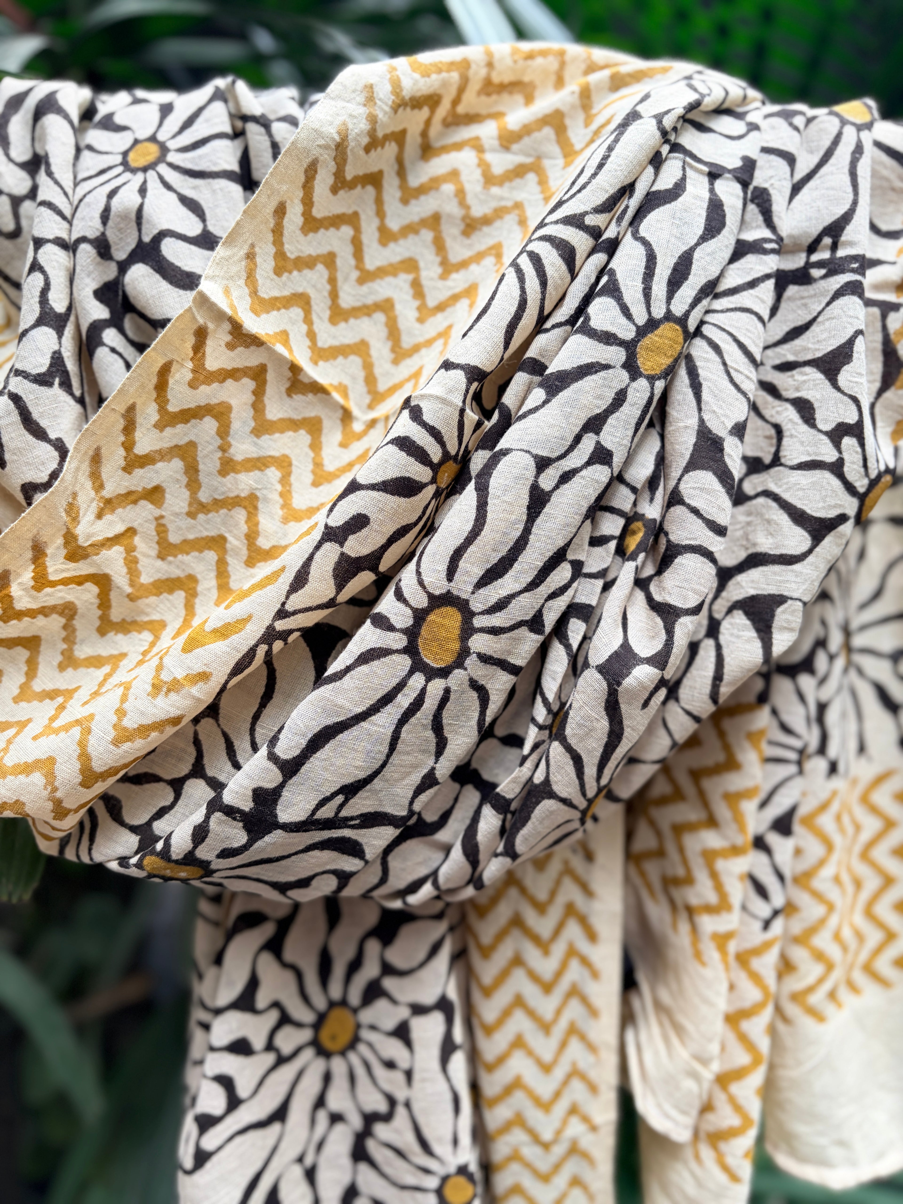 Block Printed Cotton Stole
