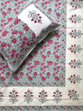 Baagh Double Bedsheet - Red