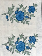 Baagh Double Bedsheet - Blue