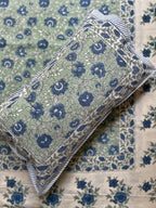 Baagh Double Bedsheet - Blue