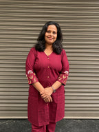 Woman's Co-Ord Set - Maroon