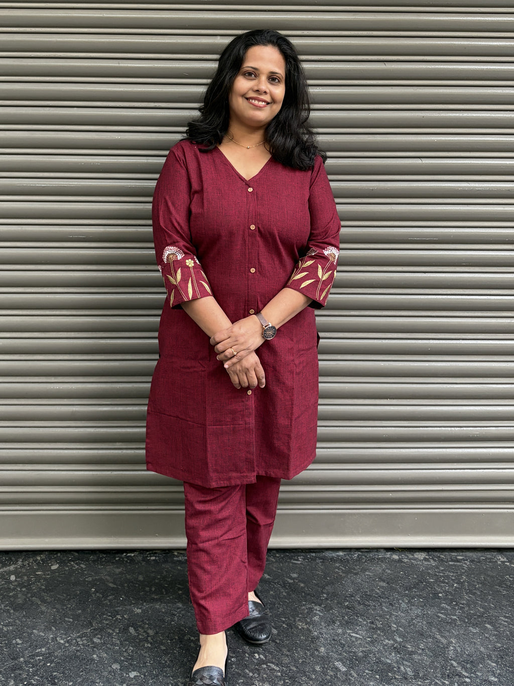 Woman's Co-Ord Set - Maroon