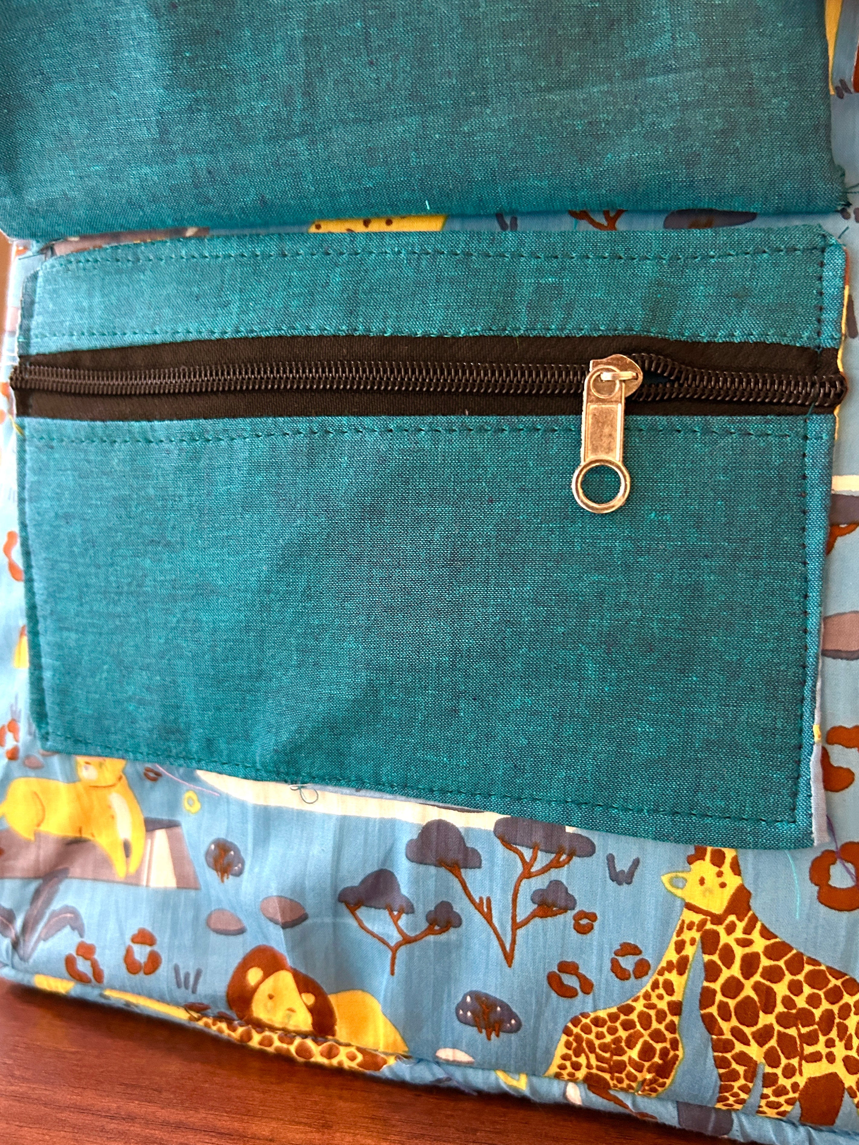 Cotton Backpack - Blue