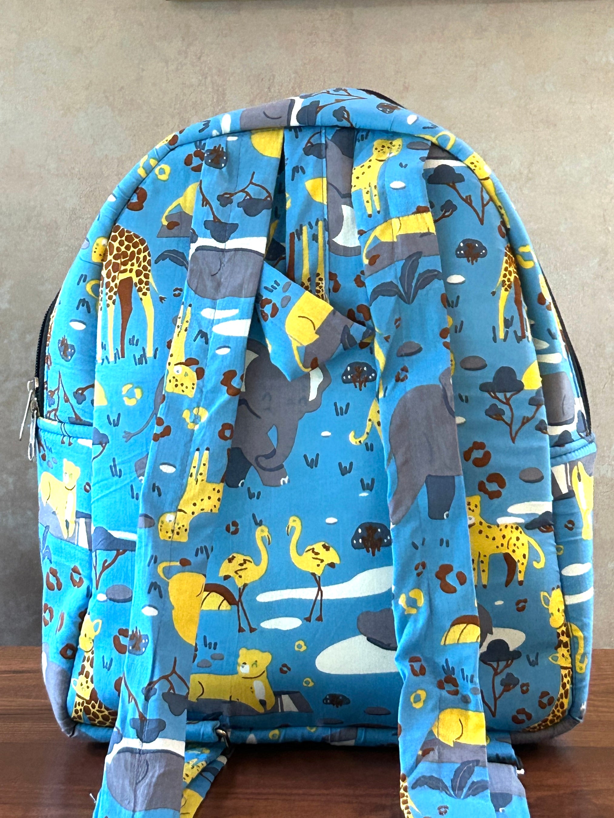 Cotton Backpack - Blue