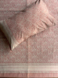 Baagh Double Bedsheet - Pink