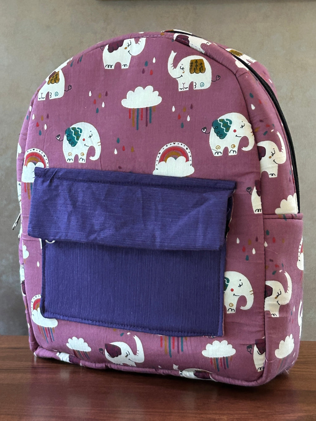 Cotton Backpack - purple