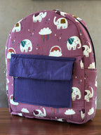 Cotton Backpack - purple
