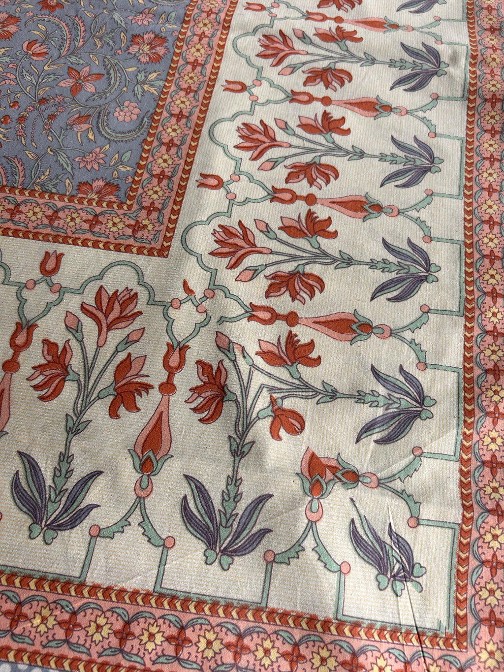 Baagh Single Bedsheet - Blue