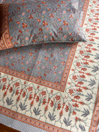 Baagh Single Bedsheet - Blue