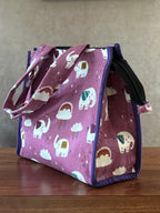 Cotton Tiffin Bag - Purple
