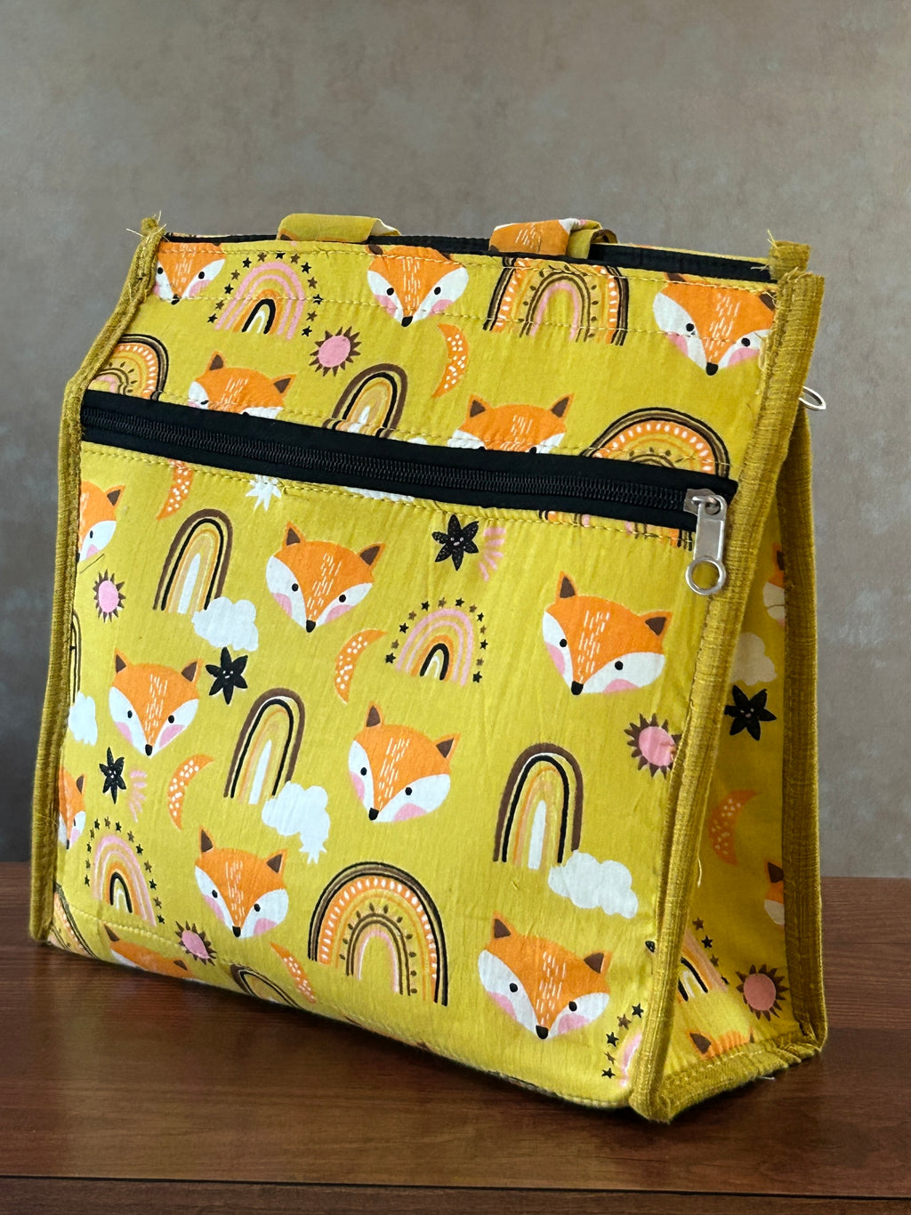 Cotton Tiffin Bag - Yellow