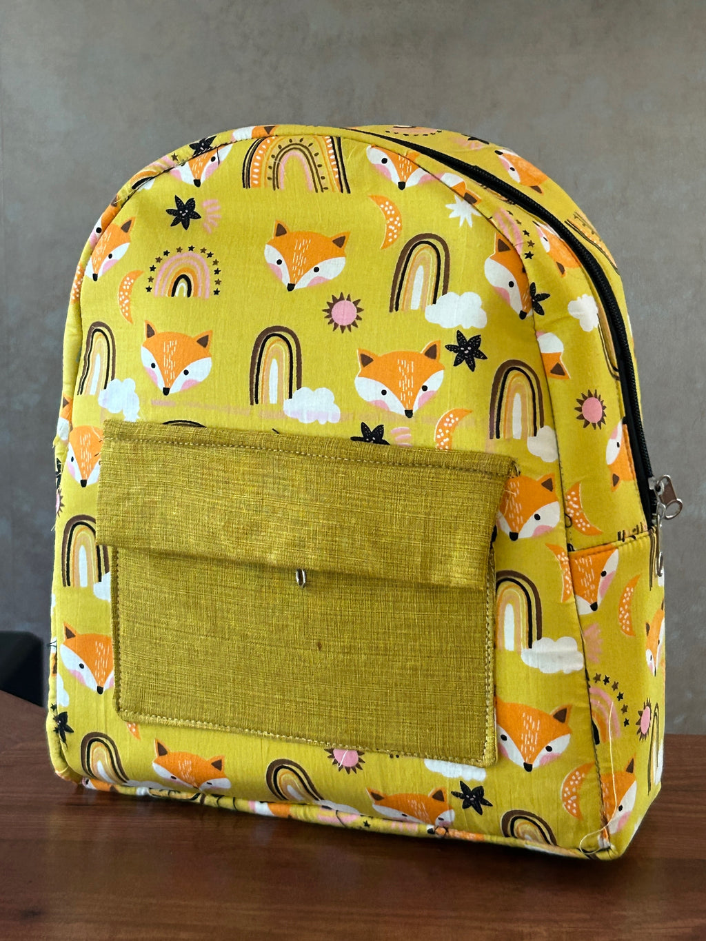Cotton Backpack - yellow