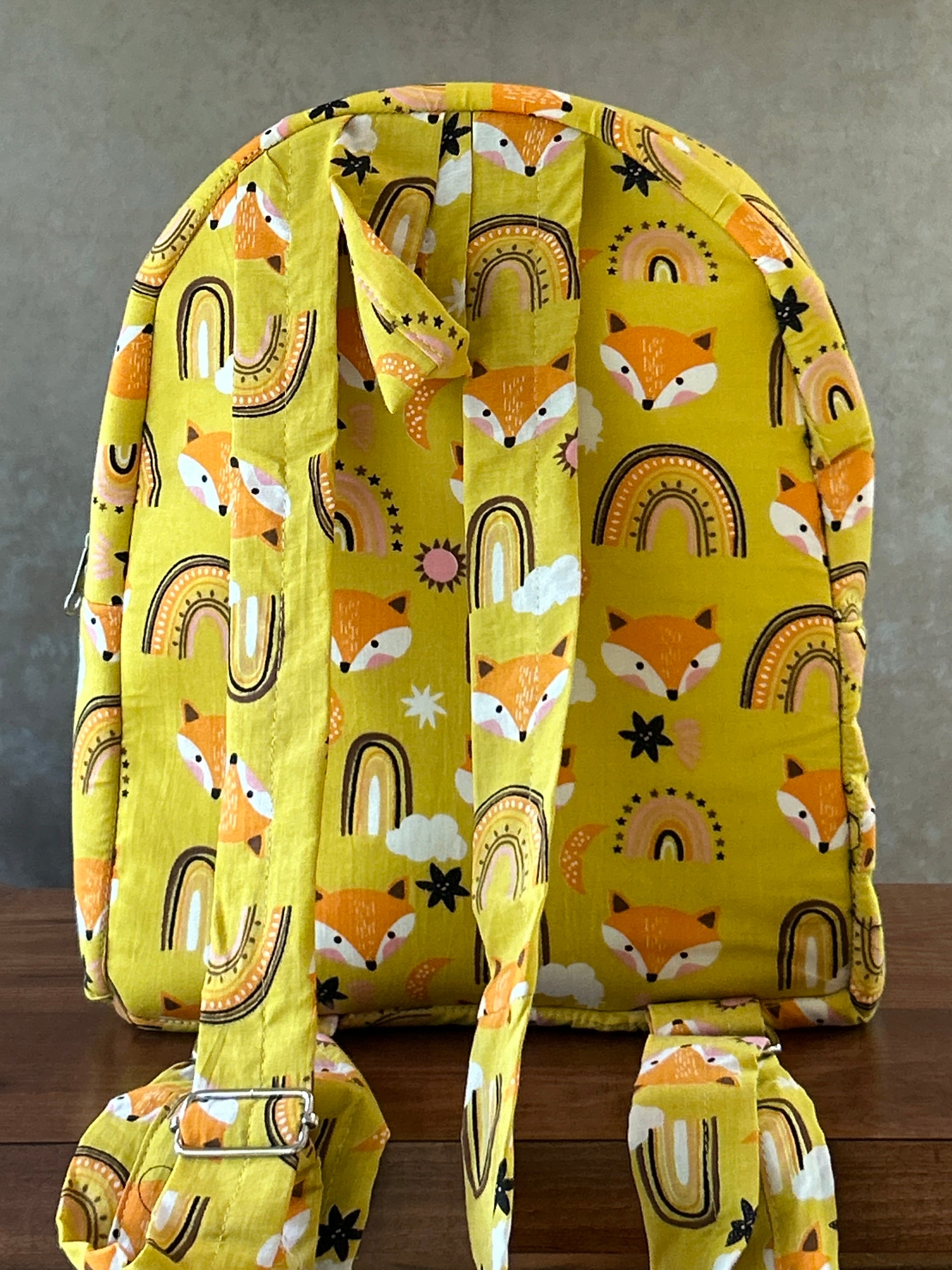 Cotton Backpack - yellow
