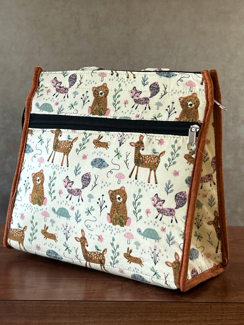 Cotton Tiffin Bag - Beige