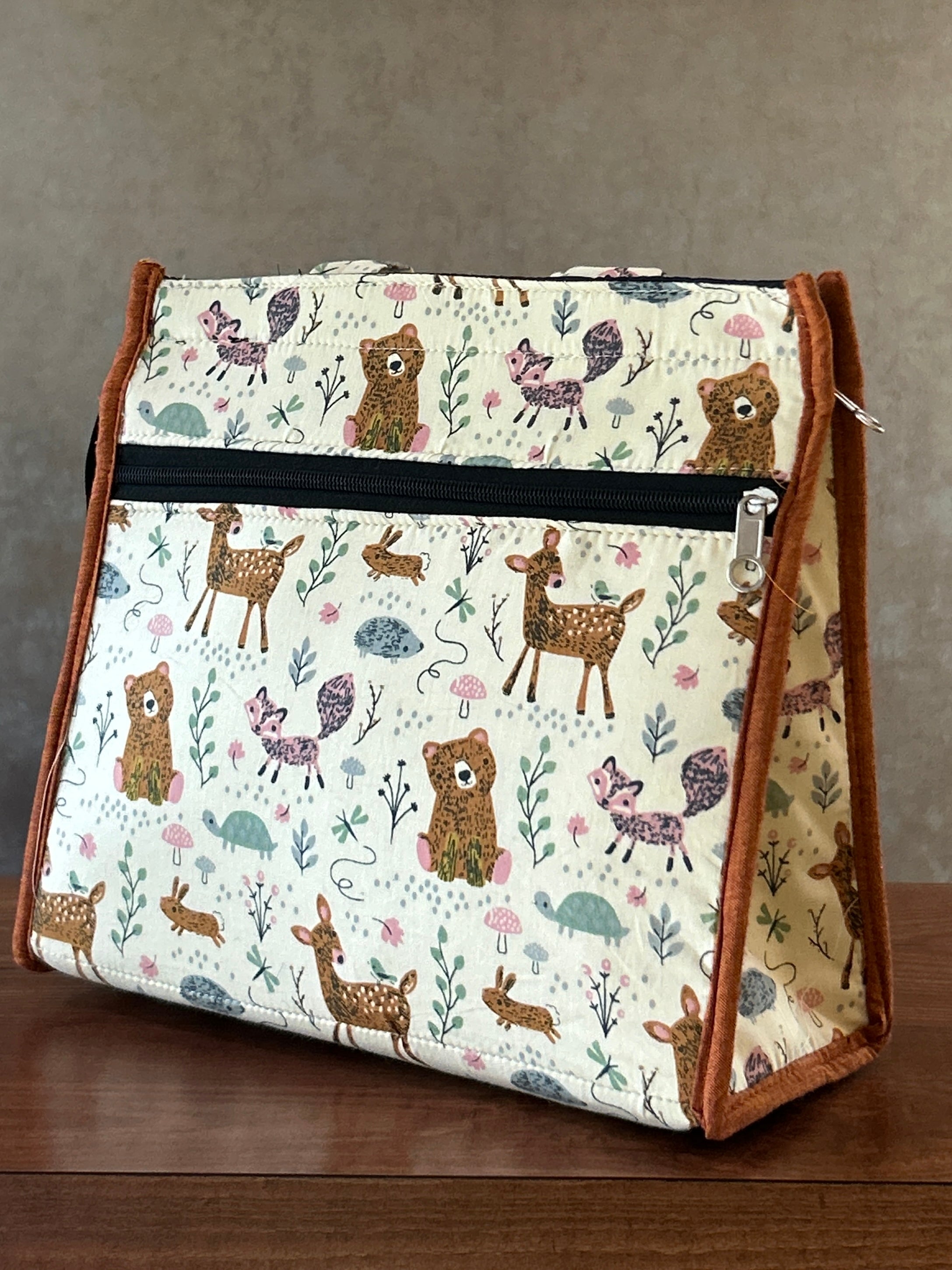 Cotton Tiffin Bag - Beige