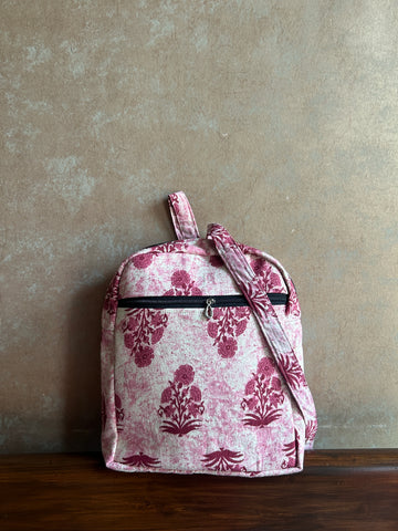 Cotton Backpack - Pink