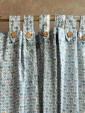 Floral Curtain - Grey Butti