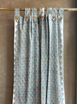 Floral Curtain - Grey Butti