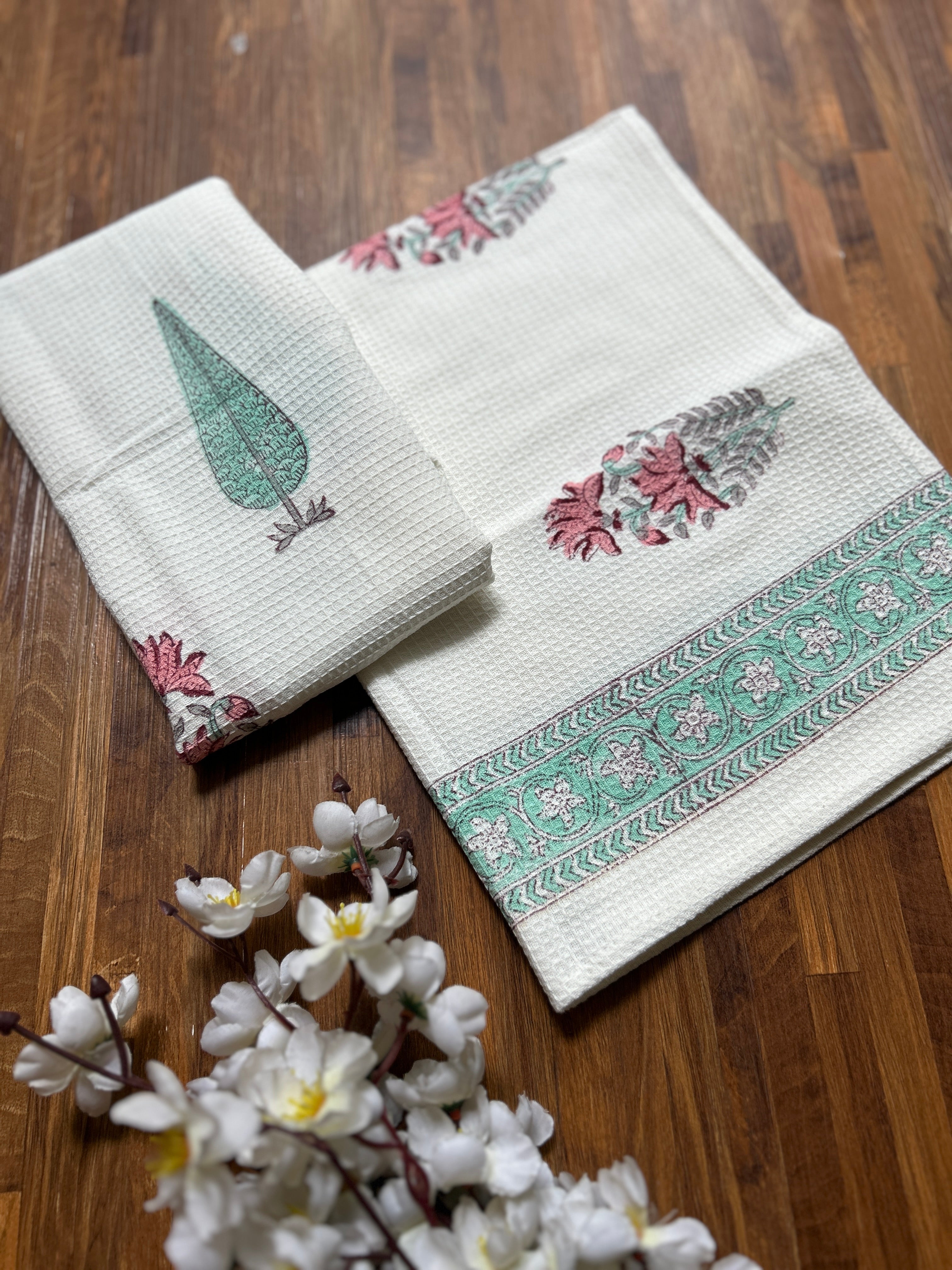 Waffle Hand Napkin Set