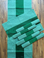Table Mat & Table Runner Set - Light Green & Green Khun