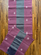 Table Mat & Table Runner Set - Pink & Dark Grey Khun