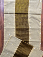 Table Mat & Table Runner Set - Cream & Yellow Khun