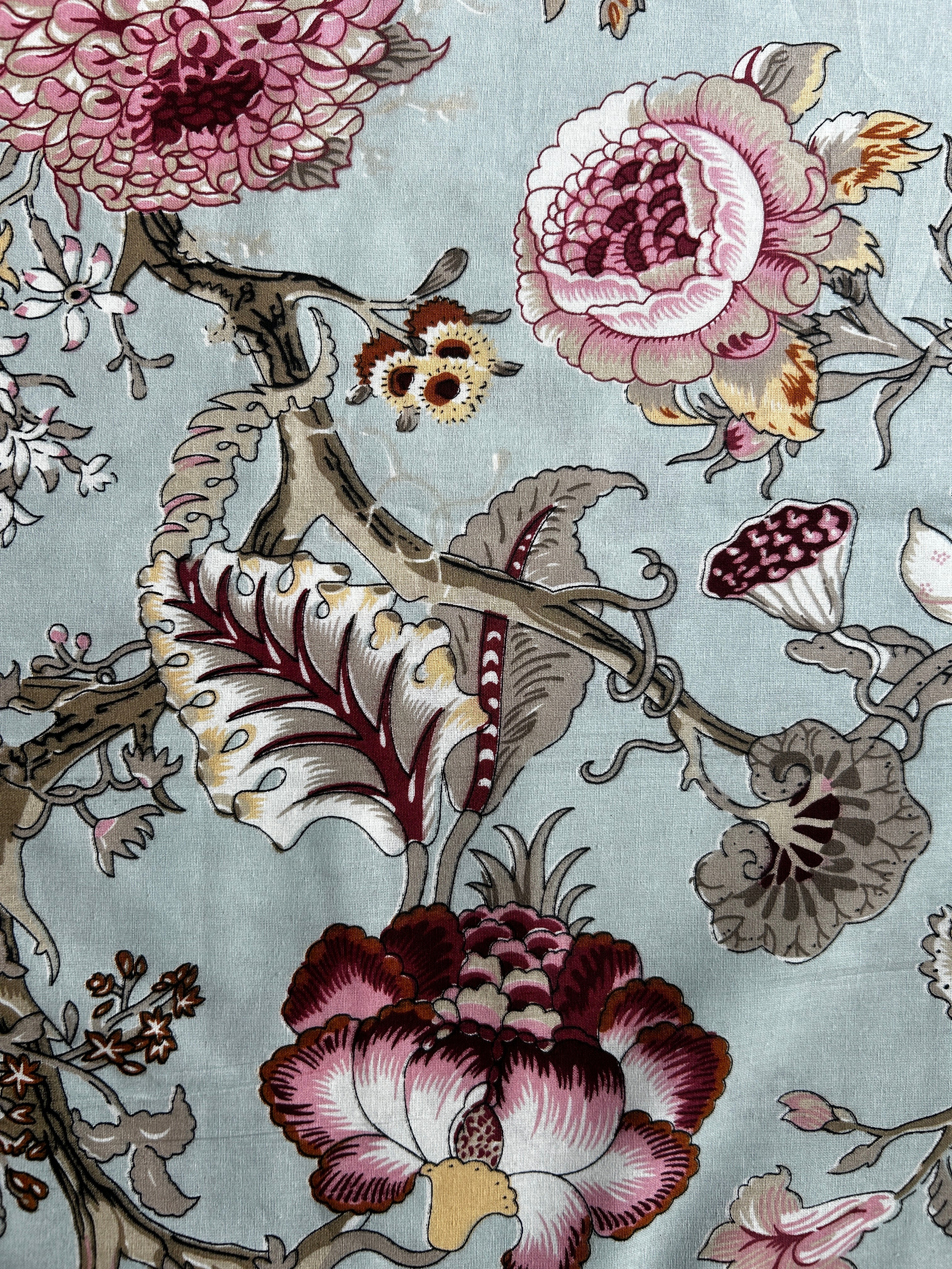 Floral Double Bedsheet - Teal
