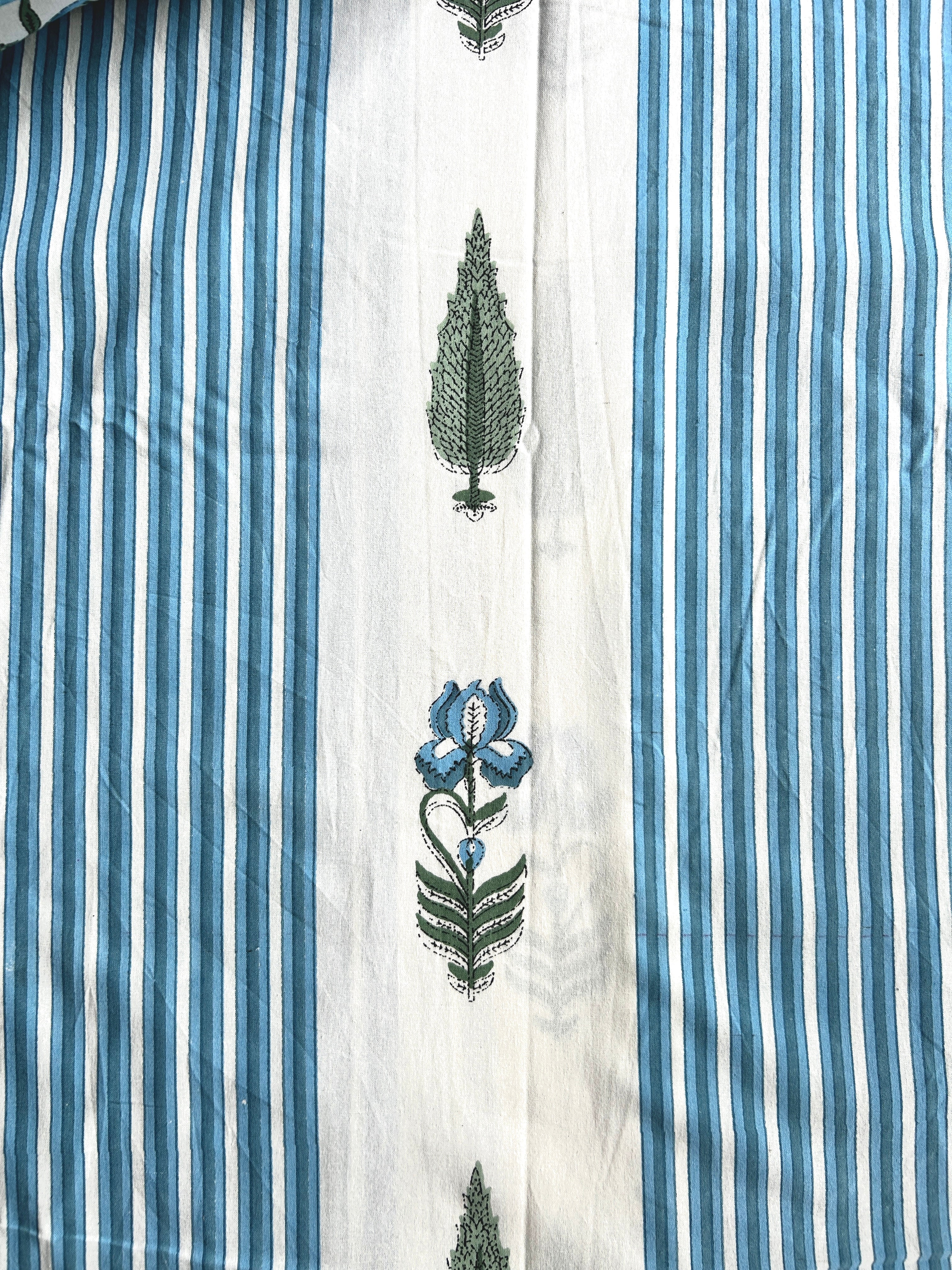 Baagh Superking Bedsheet - Blue